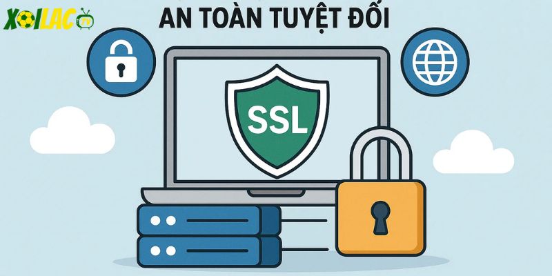 Công nghệ mã hóa SSL bảo vệ dữ liệu người dùng an toàn tuyệt đối. Công nghệ mã hóa SSL bảo vệ dữ liệu người dùng an toàn tuyệt đối.