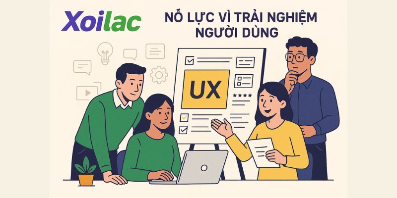 Đội ngũ Xoilac nỗ lực vì trải nghiệm người dùng. Đội ngũ Xoilac nỗ lực vì trải nghiệm người dùng.