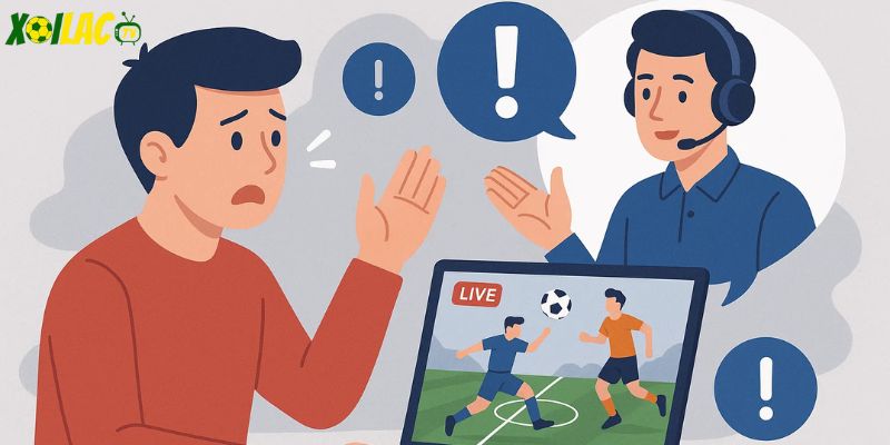Người dùng được hỗ trợ kịp thời khi gặp sự cố xem bóng đá trực tuyến. Người dùng được hỗ trợ kịp thời khi gặp sự cố xem bóng đá trực tuyến.