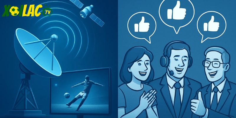 Nhận được nhiều lời khen ngợi về công nghệ phát trực tiếp 