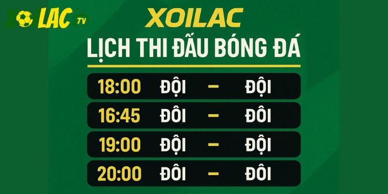 Lịch thi đấu là gì?