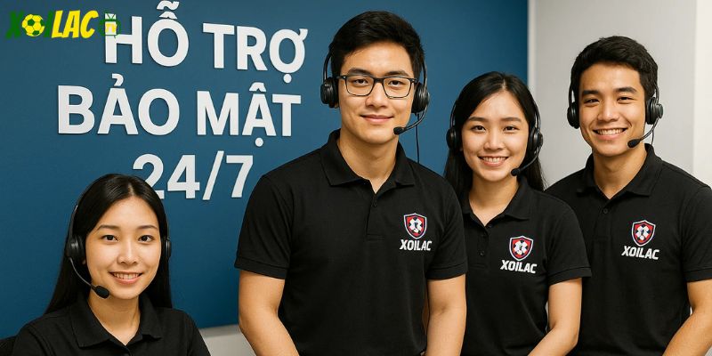 Đội ngũ hỗ trợ luôn sẵn sàng giải quyết các vấn đề bảo mật 24/7. Đội ngũ hỗ trợ luôn sẵn sàng giải quyết các vấn đề bảo mật 24/7.