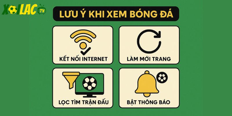Những lưu ý khi xem kết quả bóng đá Những lưu ý khi xem kết quả bóng đá