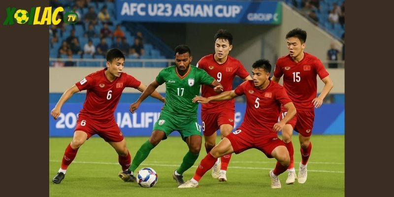 U23 Việt Nam áp đảo Bangladesh