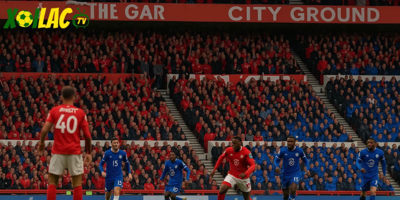 City Ground ngập tràn màu sắc CĐV trong Nottingham Forest vs Chelsea kịch tính. City Ground ngập tràn màu sắc CĐV trong Nottingham Forest vs Chelsea kịch tính.